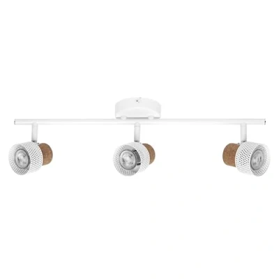 Afbeelding van LEDVANCE LED plafondspot Kurk, GU10, 3 lamps, lang, wit