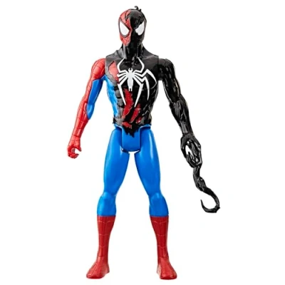 Afbeelding van Spider Man Marvel VenomVersus Titan Hero Series actiefiguur 30 cm voor kinderen vanaf 4 jaar