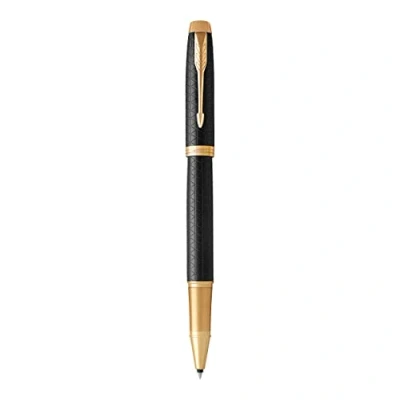 Image de parker stylo roller im premium noir et doré g.t.