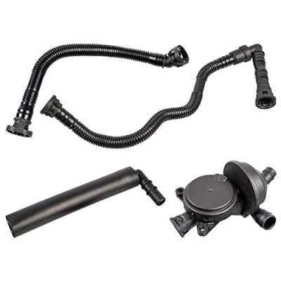 Afbeelding van FEBI BILSTEIN 170023 Olieafscheider, ontluchting krukasbehuizing met ontluchtingsslangen BMW: 3 Touring, Coupe, Compact