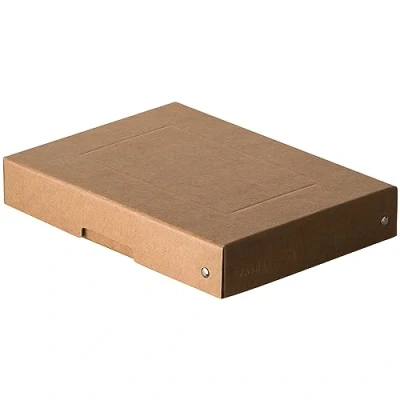 Afbeelding van Falken PureBox Nature opbergdoos met deksel van stevig karton, veganistisch, 40 mm hoog, A5 formaat, multifunctionele