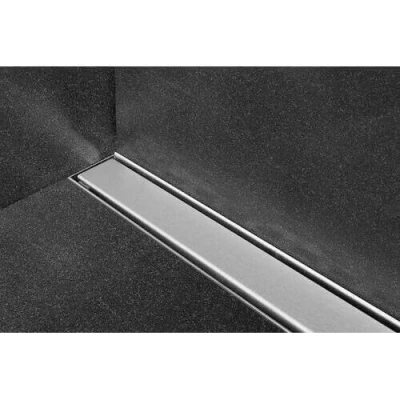 Afbeelding van Easy Drain Compact 30 Wall douchegoot met zijuitloop 40 mm 70 cm (RVS