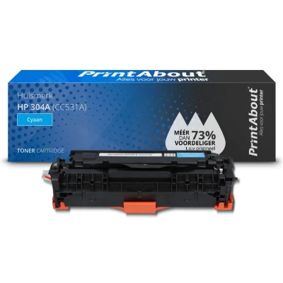 Afbeelding van HP 304A (CC531A) cyaan LaserJet Tonercartridge (578)