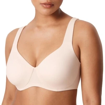 Afbeelding van AISILIN Minimizer BH grote maat beugel niet gewatteerde dames, Roze Wit