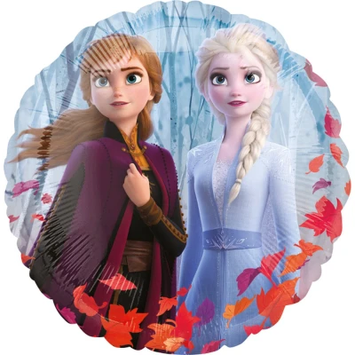 Afbeelding van Amscan Disney Frozen Elsa Anna Folie ballon Helium 43 Cm Leeg 1 Stuks.