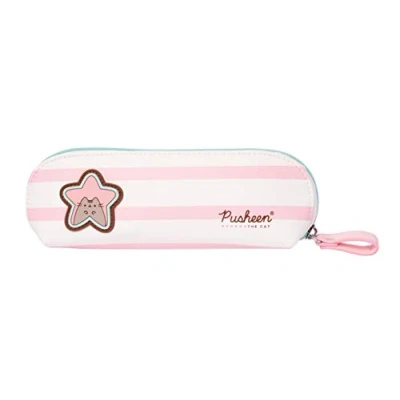 Afbeelding van Pusheen Etui Meisjes 21 X 7 Cm Polyester Roze/wit