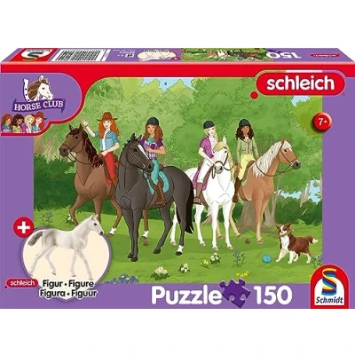 Afbeelding van Schmidt Spiele Paardenclub Holsteiner Veulen 150 stukjes (incl. figuur) (150 onderdelen)