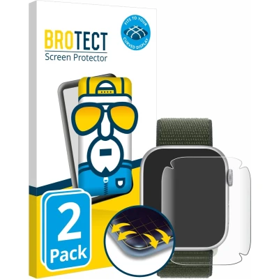 Afbeelding van BROTECT Volledige afdekbescherming, Smartwatch beschermfolie, Transparant
