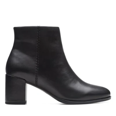 Afbeelding van Clarks Freva ZIP Korte laarzen black, Dames, Maat: 39, Black Leer