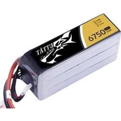 Afbeelding van Tattu LiPo accupack 14.8 V 6750 mAh Aantal cellen: 4 25 C Softcase XT90