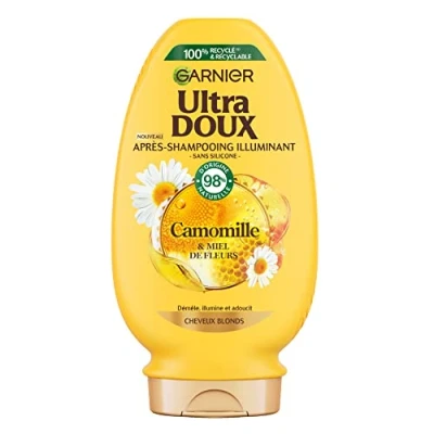 Afbeelding van Garnier Ultra Doux Verhelderende Kamille Conditioner, 250 ml