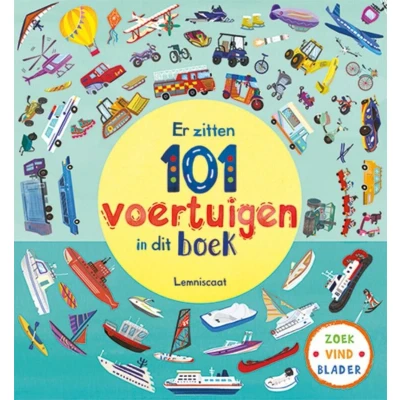 Afbeelding van Er zitten 101 voertuigen in dit boek
