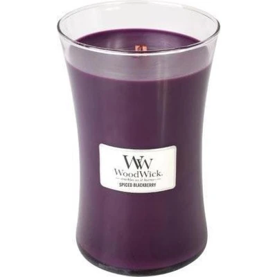 Afbeelding van WoodWick Geurkaars Large Spiced Blackberry 18 cm / ø 10