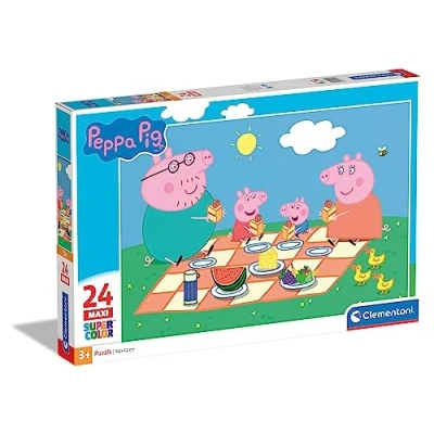 Afbeelding van Clementoni Puzzel 24 Stukjes Maxi Peppa Pig, Kinderpuzzels, 3 5 jaar, 24028