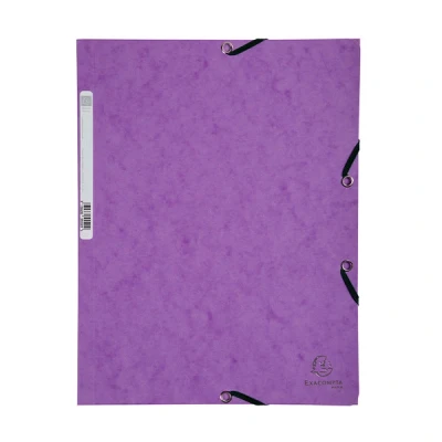 Image de Exacompta farde à élastique en carton lustré A4 violet