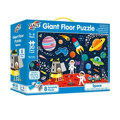 Afbeelding van Galt Speelgoed reuzenvloerpuzzel ruimte vloerpuzzels voor kinderen, vanaf 3 jaar
