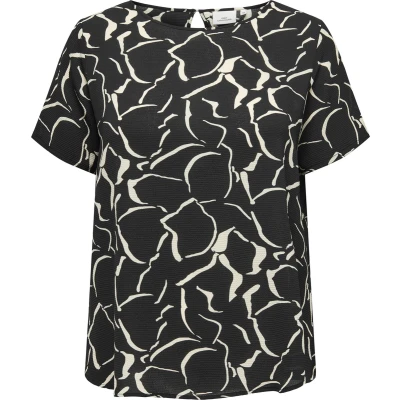 Afbeelding van CARVICA LIFE SS TOP WVN NOOS BLACK/REBEL GRAP