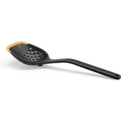 Afbeelding van Fiskars Schuimspaan kunststof/siliconen, zwart/oranje, Funcional Form 30cm