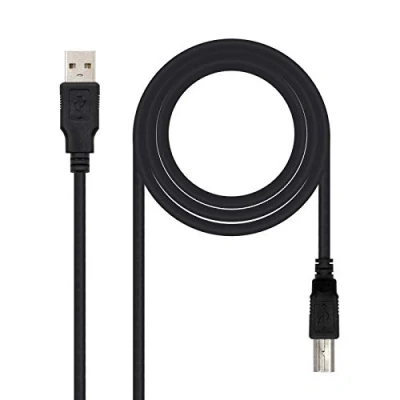 Afbeelding van Kabel USB 2.0a naar B NANOCABLE 10.01.0105 BK Zwart 4,5 m