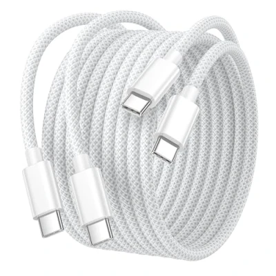 Afbeelding van kabel voor iPhone 15, 16, 2 m, stuks, 60 W USB C oplaadkabel snel opladen type Apple 16 Pro Max/16 Plus/16/15 Plus/15, iPad