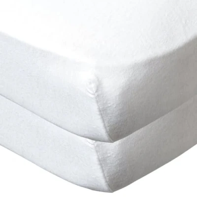 Afbeelding van babyCalin Bio Set van 2 hoeslakens, 60 x 120 cm