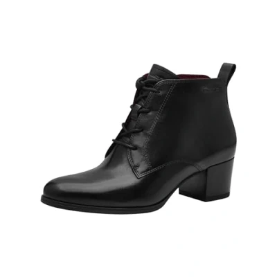 Afbeelding van Tamaris 1 25131 43 enkellaarzen met hak voor dames, zwart.