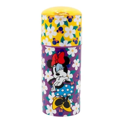 Afbeelding van Minnie Mouse Drinkbeker Kind Flip Dekselsluiting 350 ml BPA vrij Vrolijk Bloemendesign