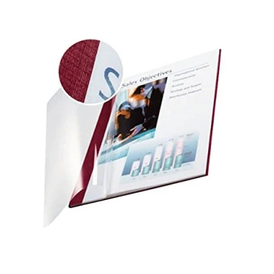 Afbeelding van Bindkaften Leitz Soft Covers Transparant Rood A4 Flexibel (10 Stuks)