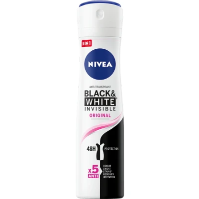 Afbeelding van Nivea Deospray Invisible Black &amp; White Clear 150 ml.