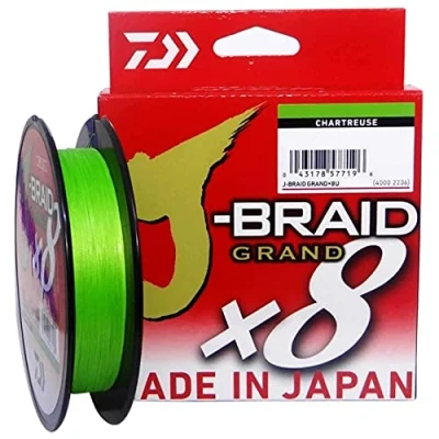 Afbeelding van Daiwa J Braid Grand X8E 0.16mm 135m CH Gevlochten lijn