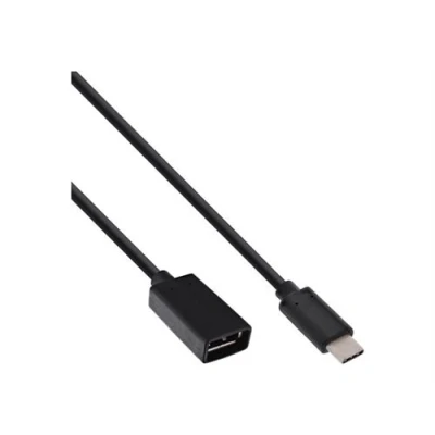 Image de InLine Adaptateur USB 24 pin C (M) pour type A (F) 3.1 3 15 cm noir