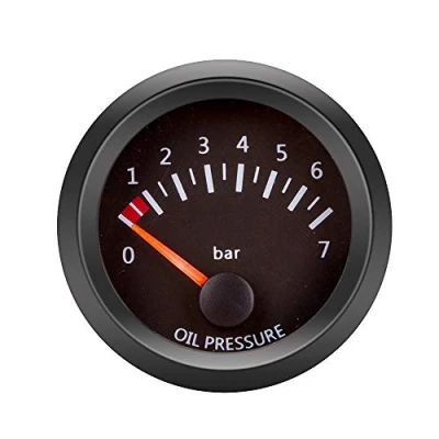 Afbeelding van ETOPARS 52 mm wijzer voor motor, auto, set, oliedrukmeter, controlelampje, led, wit, universele bar