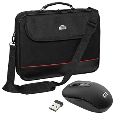Afbeelding van PEDEA laptoptas &quot;Trendline&quot; voor laptop tot 17,3 inch (43,9 cm) schoudertas, inclusief draadloze muis, zwart