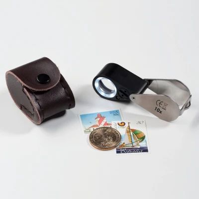 Afbeelding van Leuchtturm Leuchtturm, Precisie loupe UV LED, opvouwbaar Lens 17 mm. Vergroting: 10x per st.