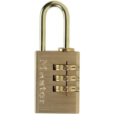 Afbeelding van MasterLock Hangslot 20mm met aluminium huis messing afwerking