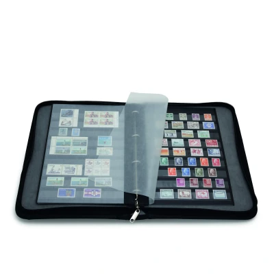 Afbeelding van Leuchtturm Leuchtturm, Grande Kurt, Ringbandmap (4 rings) zonder inhoud Zwart afm: 270x350x35 mm. per st.