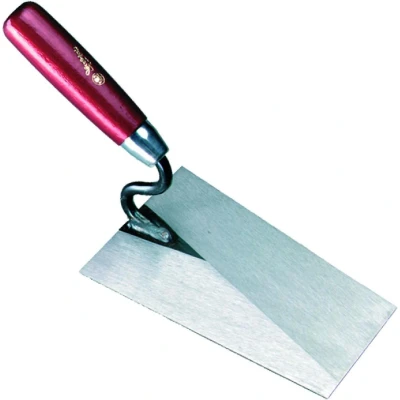 Afbeelding van Metselmeisje Stucadoorstroffel recht RVS 180mm