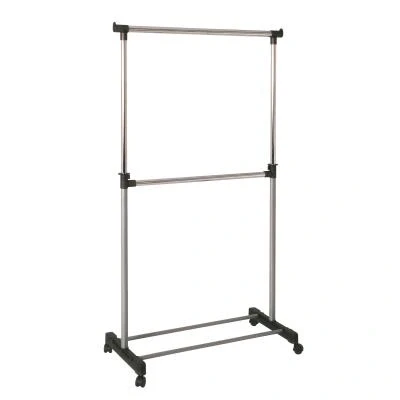 Image de Portant Alu Chrome Gris 44708