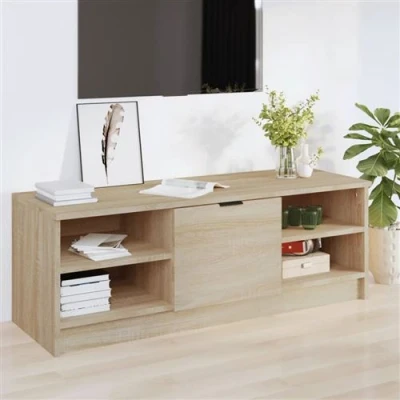 Afbeelding van vidaXL Tv meubel 102x35,5x36,5 cm bewerkt hout sonoma eikenkleurig