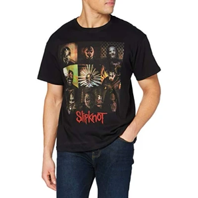 Afbeelding van Slipknot Blocks Heren T shirt XL Zwart