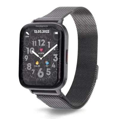 Afbeelding van Roccobarocco Elite Smartwatch, Maat: One Size, Black