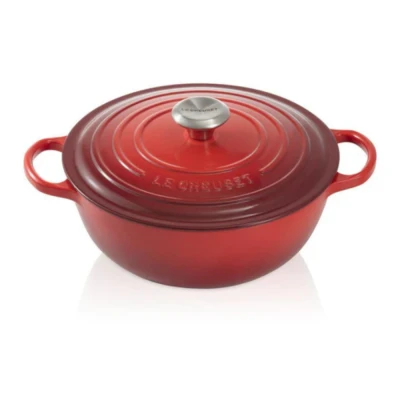 Afbeelding van Le Creuset Gietijzeren Marmite In Kersenrood 32cm 7l