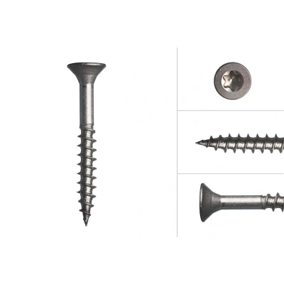Afbeelding van Wovar Spaanplaatschroeven RVS A2 5 x 40 mm Torx 25 200 Stuks