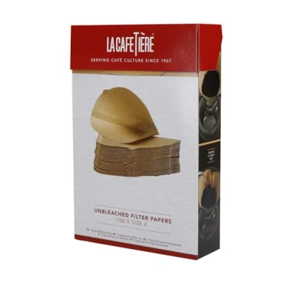 Afbeelding van Koffiefilters Set van 100 Maat 4 La Cafetiere Seville