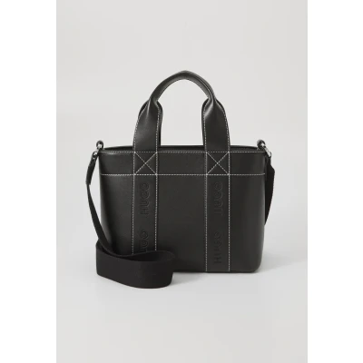 Afbeelding van HUGO Becky UP TOTE MINI Handtas, Dames, Maat: One Size, Black