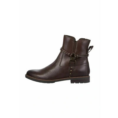 Afbeelding van Marco Tozzi Korte laarzen, Dames, Maat: 37, Mocca Leer