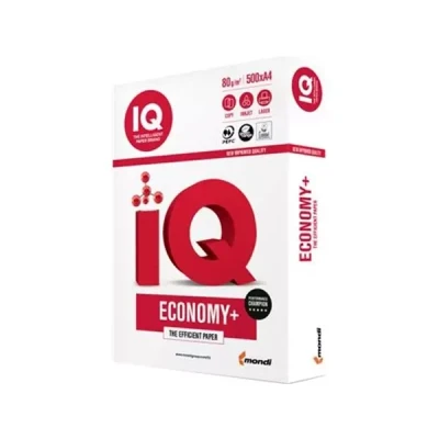 Afbeelding van IQ, Kopieerpapier, Kopieerpapier ECONOMY+ DIN A3 80 g/m² 500 vellen (80 g/m², 500 x, A3)