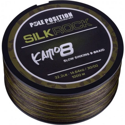 Afbeelding van Pole Position Silkrock Kamo 8 Braid 1000m 0.26mm 6.45kg Gevlochtenlijn