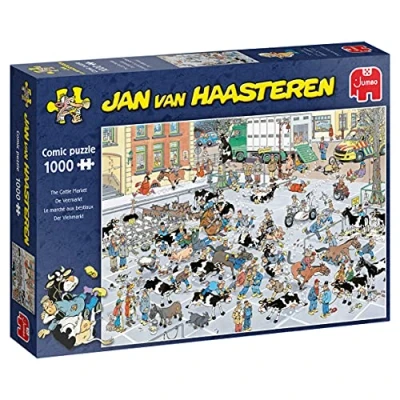 Afbeelding van Jan Van Haasteren Puzzel Bomvol Bad 1000 stukjes