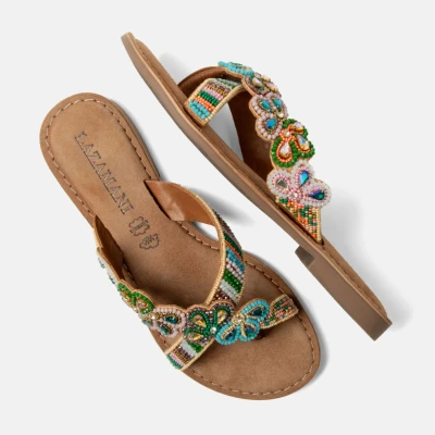 Afbeelding van Lazamani 75.001 Slippers Dames Multi Maat 42